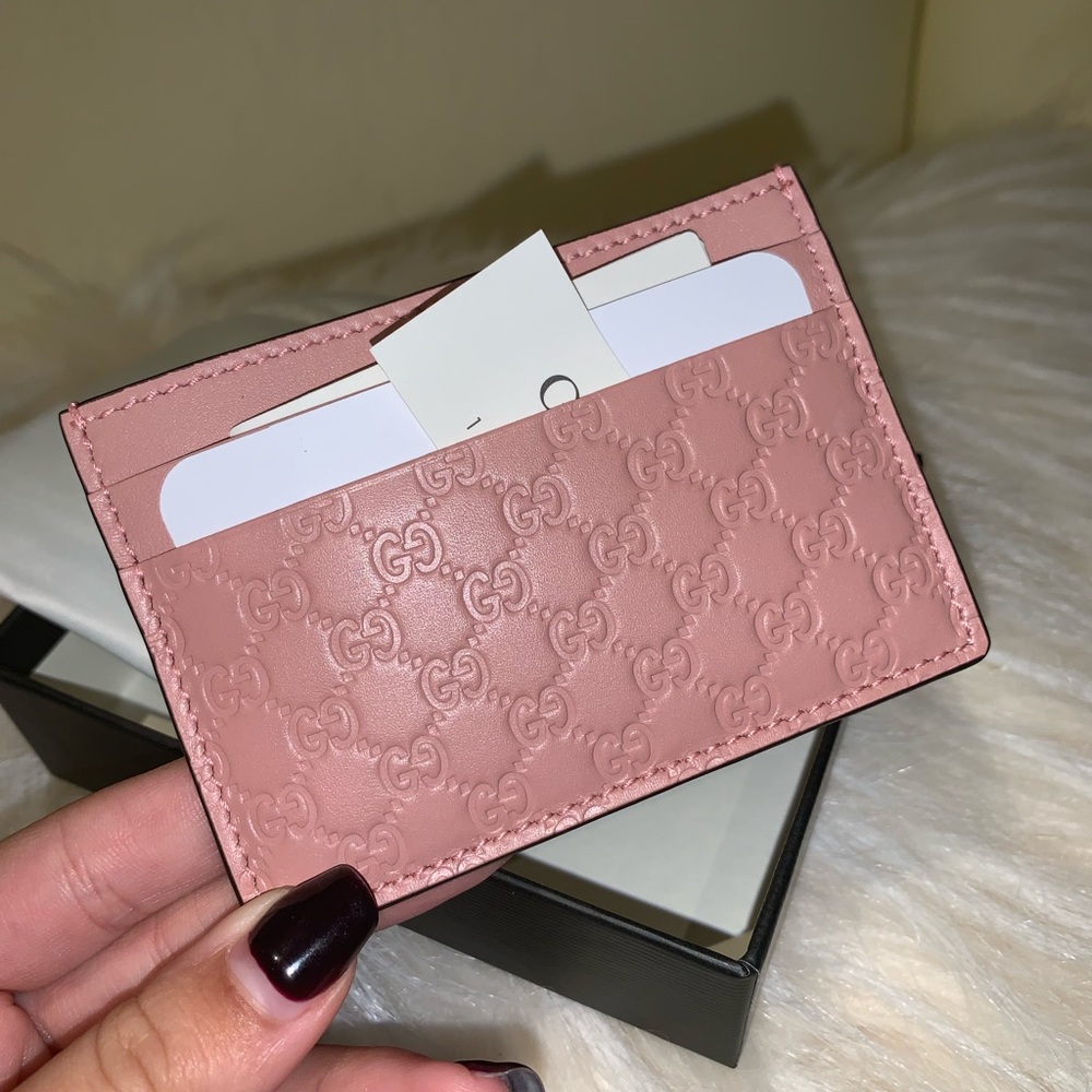 Gucci Pink Card Holder